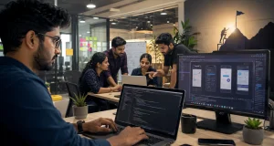 Collaborative-tech-workspace-in-action 