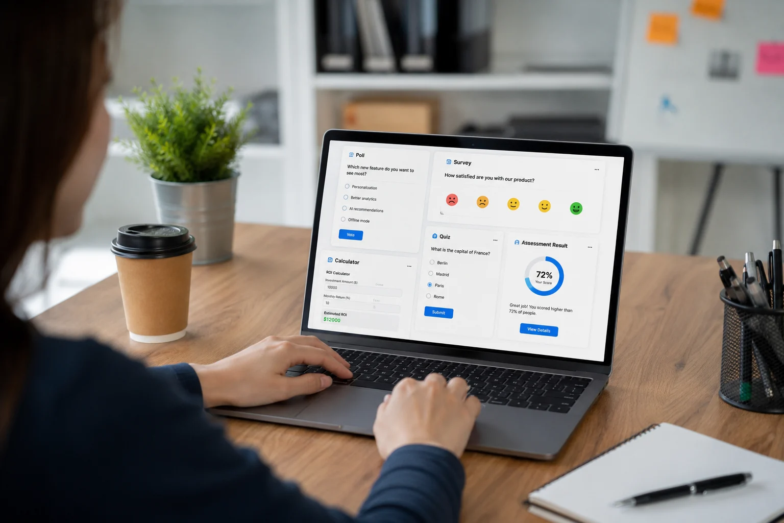 Survey-dashboard-in-a-modern-office