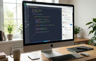 python course codes displayed in a desktop