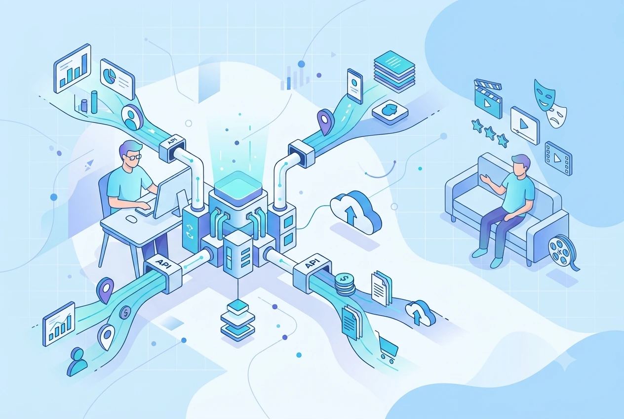 illustrated-image-representation-ofonetflix-youtube-spotify-data-analytics