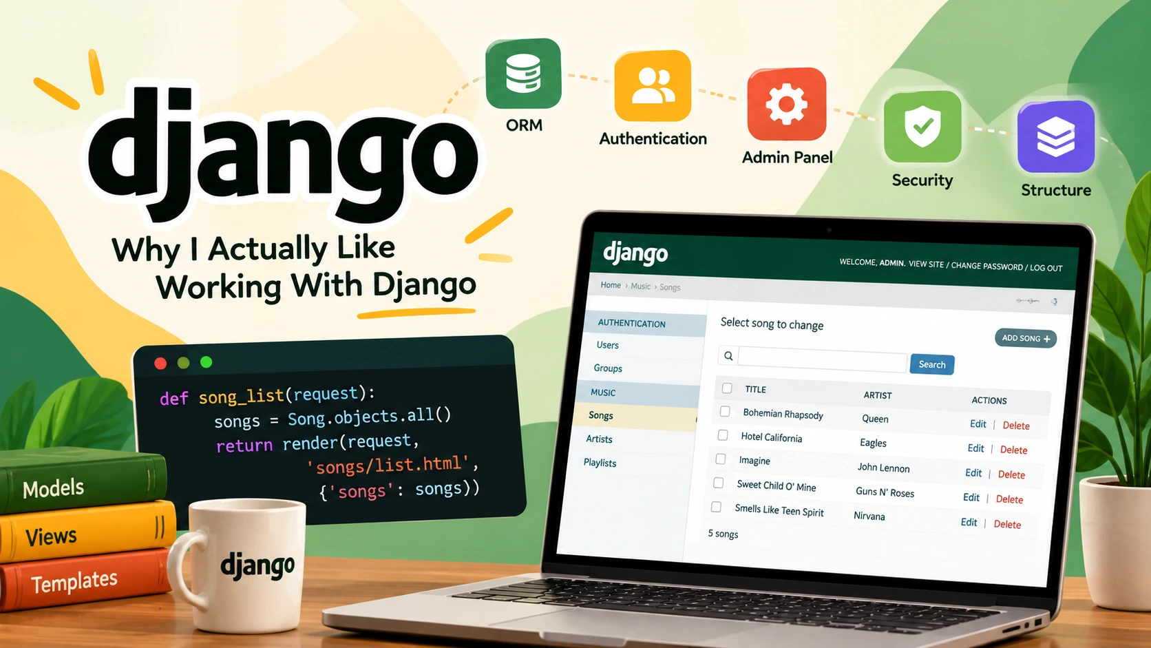 Course Development Model Image Django Framework: Why I Actually Enjoy Working With It